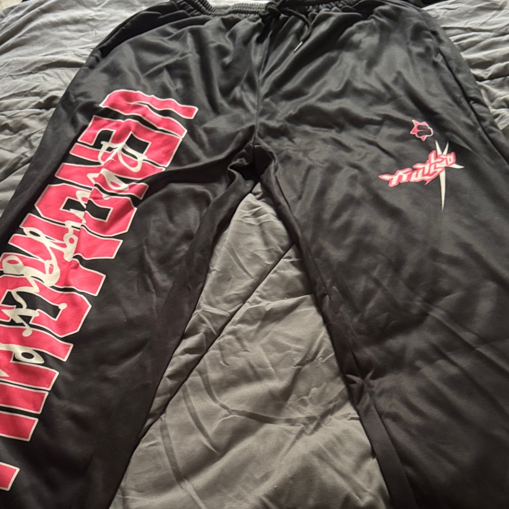 SHEIN Black Polyester Joggers